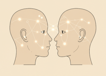 A clean, modern illustration of two coffee cups on a table, symbolizing a short, efficient, and low-pressure 'micro-date' for screening potential partners.
